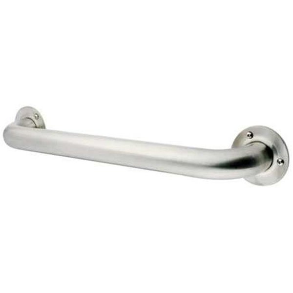 Furnorama 12 in. Stainless Steel Grab Bar  Brushed Nickel FU342102